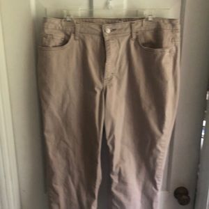 Khaki capris by Lee Riders size 14